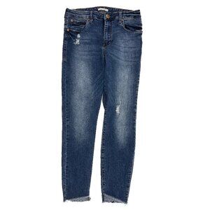 STS Blue Ellie High Rise Skinny Distressed Raw Hem Women's size 27 Blue Jeans